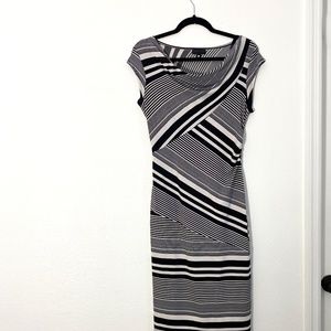 Black and white Worthington dress